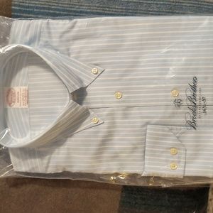 NWT Brooks Brothers button down dress shirt 16.5 by 37"